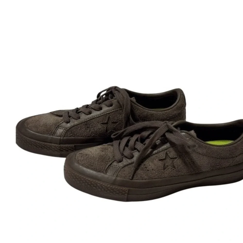 CONVERSE All Star CC One Star brown suede‎ leather sneakers women's size 7